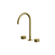 Streamline Trillion Arch Basin Set Brushed Brass