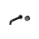 Streamline Venn Basin Mixer Wall Mount 220Mm Spout Ext Part Brushed Iron