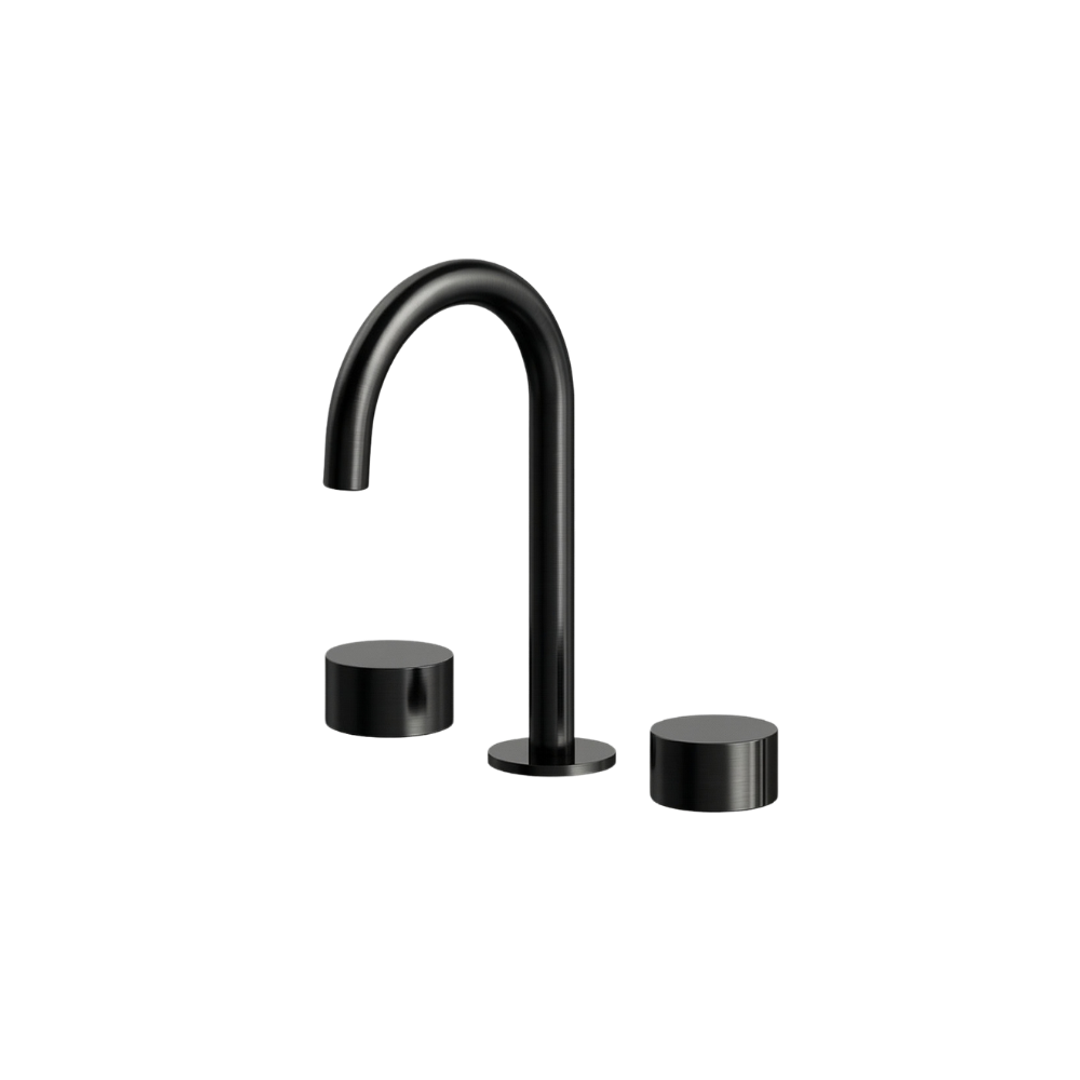 Streamline Venn 227Mm Arch Spout Basin Set Brushed Iron