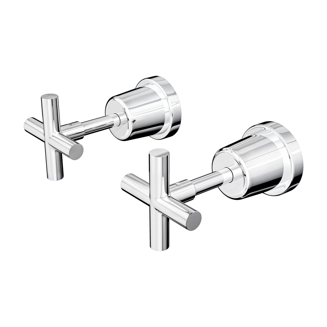 Aspire Air Cross Handle Wall Top Assemblies Chrome