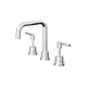 Aspire Air Lever Handle 3 Piece Basin Set Chrome