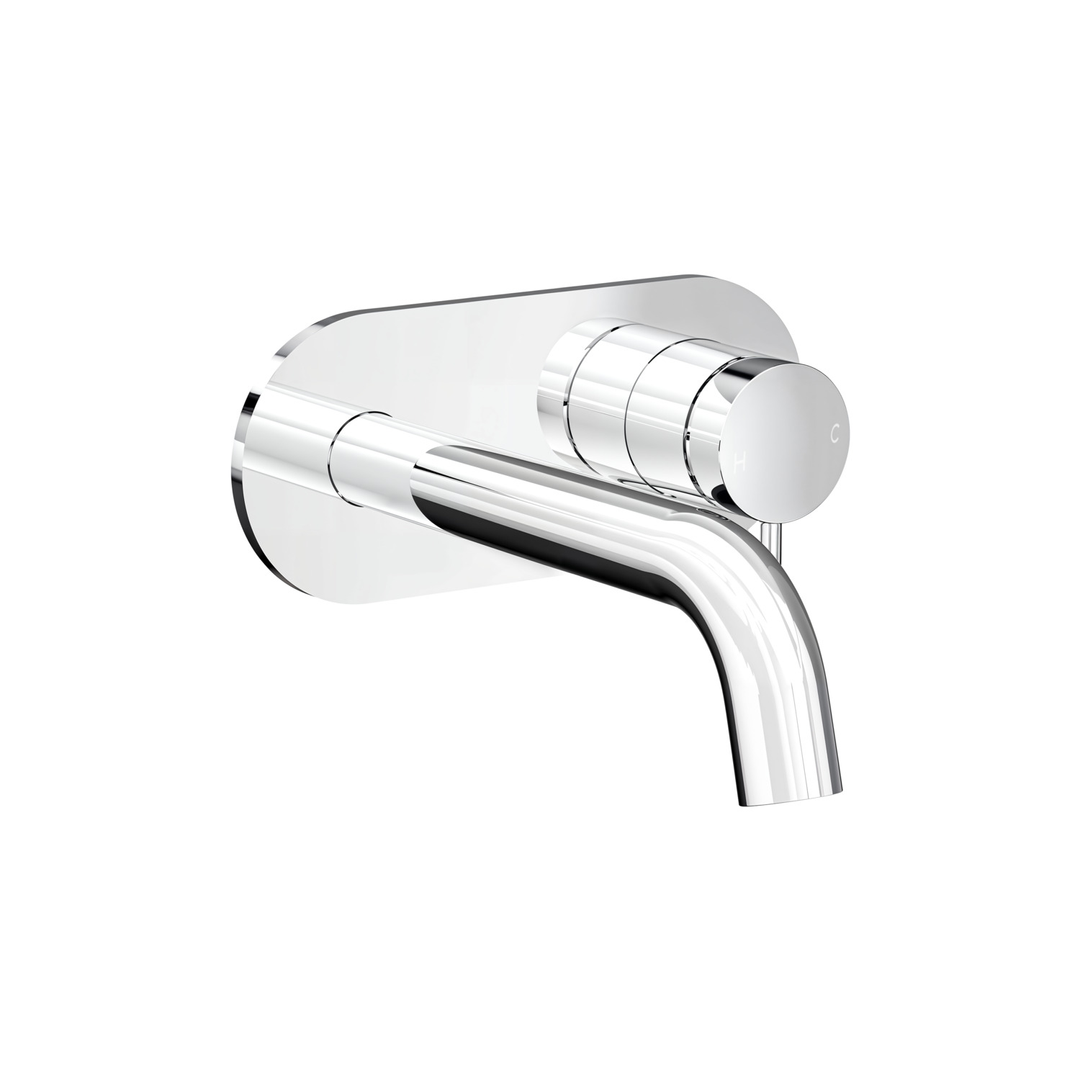 Aspire Air Wall Mixer With Spout And Plate Chrome
