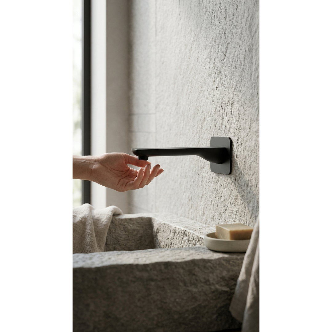 Aspire Midnight Bath Outlet Matte Black