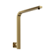 Aspire Nuovo 400mm Upswept Shower Arm Brushed Brass