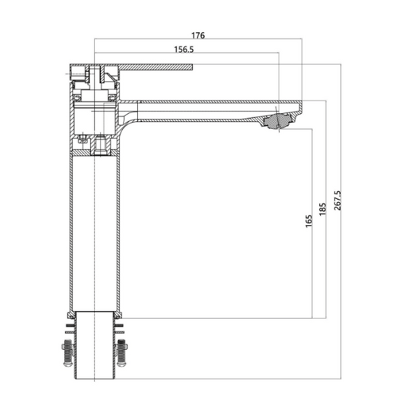 Aspire Nuovo Mid Basin Mixer Chrome