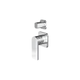 Aspire Nuovo Shower/Bath Mixer Diverter (Separate Plate) Chrome