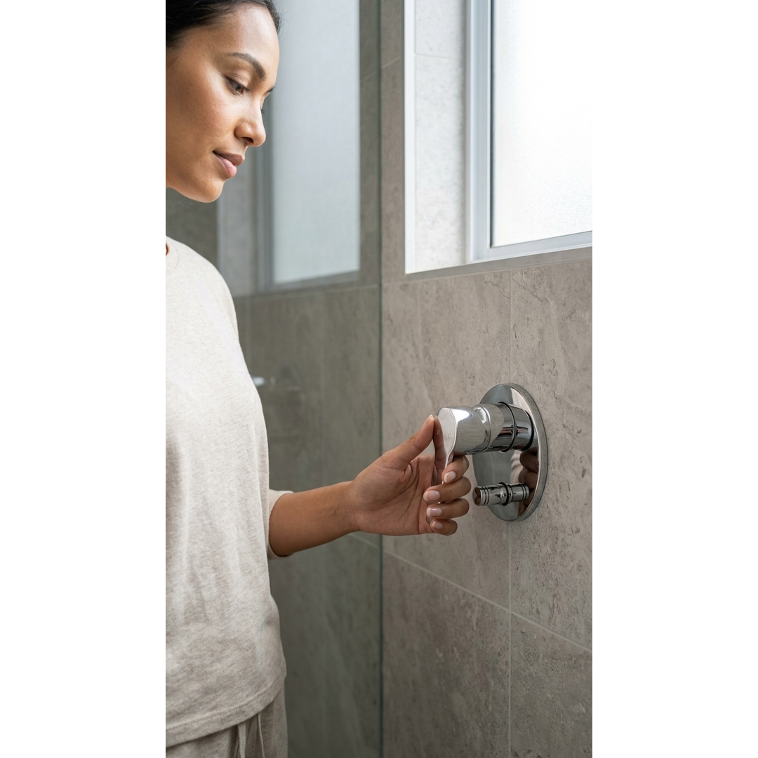 Aspire Unity Shower Mixer With Diverter Chrome