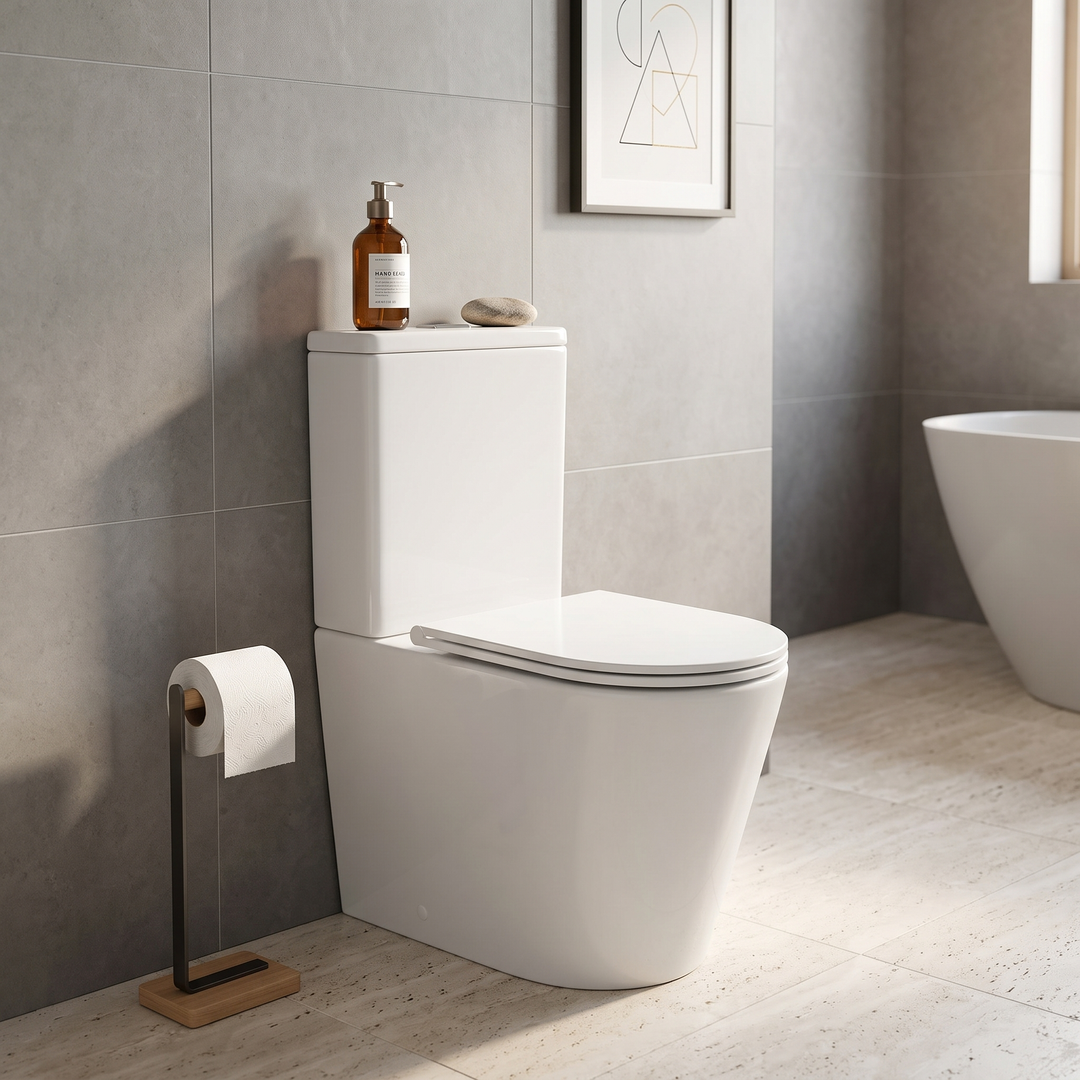 Aspire Urban II Back to Wall Toilet Suite Soft Close Seat