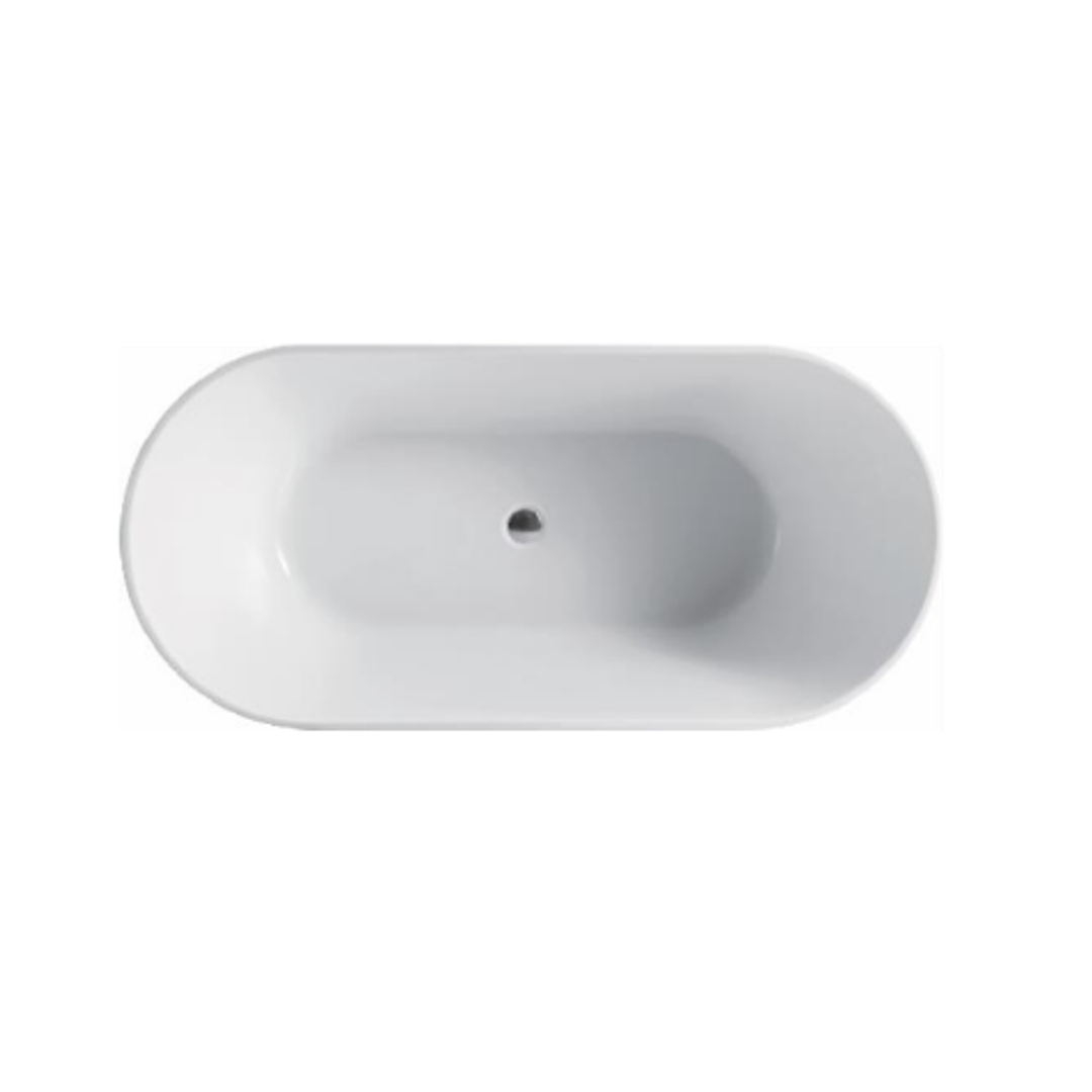 Aspire Urban IIi 1700mm Acrylic Freestanding Bath No Overflow White 1700 X 750 X 560Mm