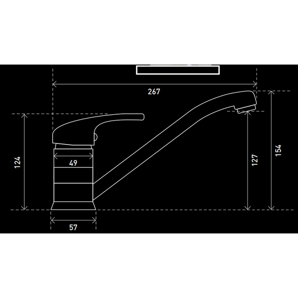 Aspire Zodiac II - Chrome Sink Mixer