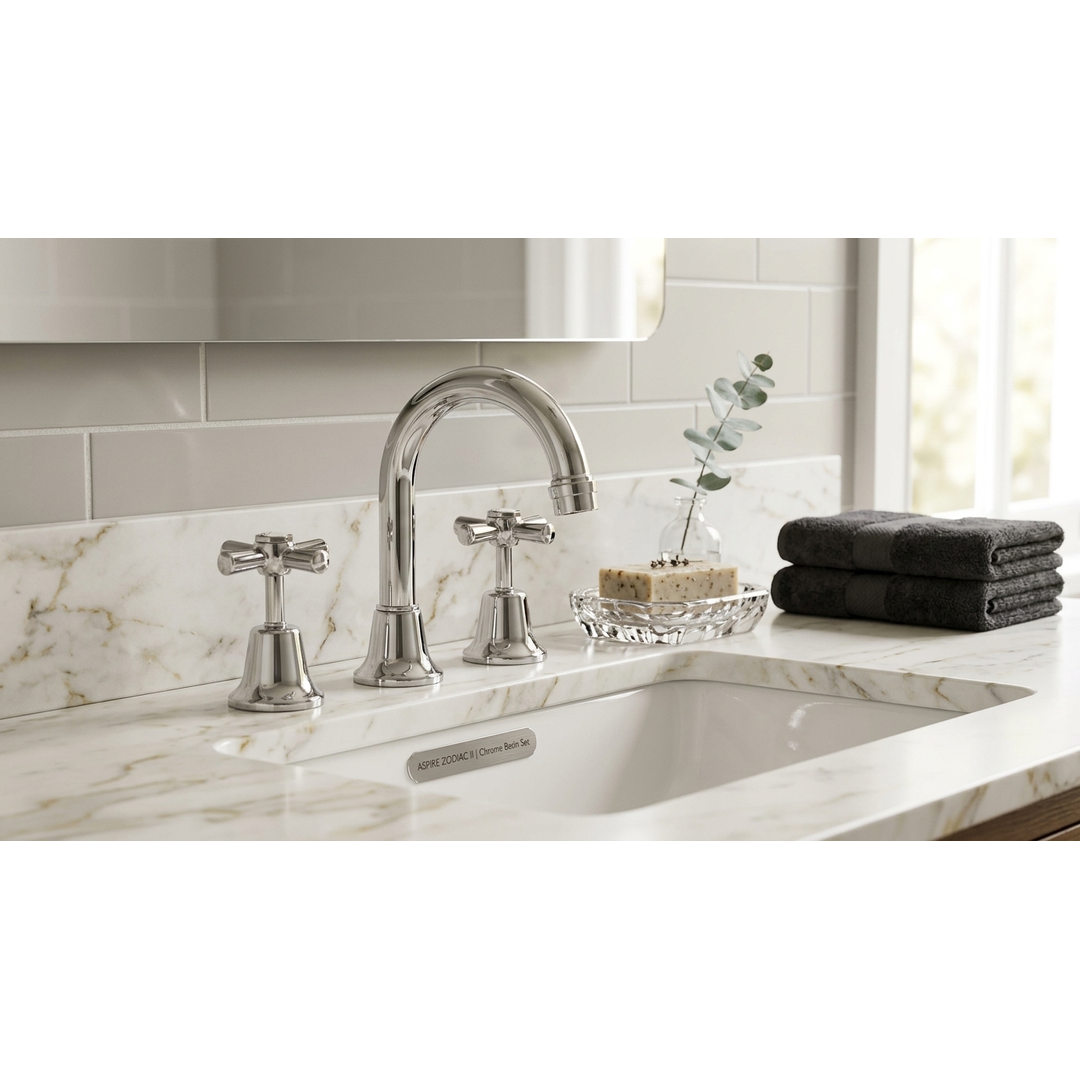 Aspire Zodiac II - Chrome Basin Set