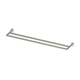Greens Zola Double Towel Rail 650Mm - Brushed Nickel