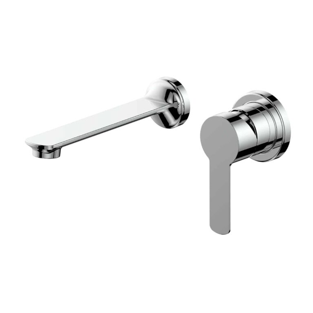 Greens Astro II Wall Basin Set - Chrome