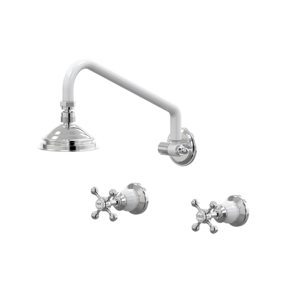 Par Tudor Shower Set Chrome & White (B31.031.1.03)