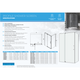 Oceano Profile Shower Screen Chrome Return Panel 1145-1165Mm With Easy Clean Coating
