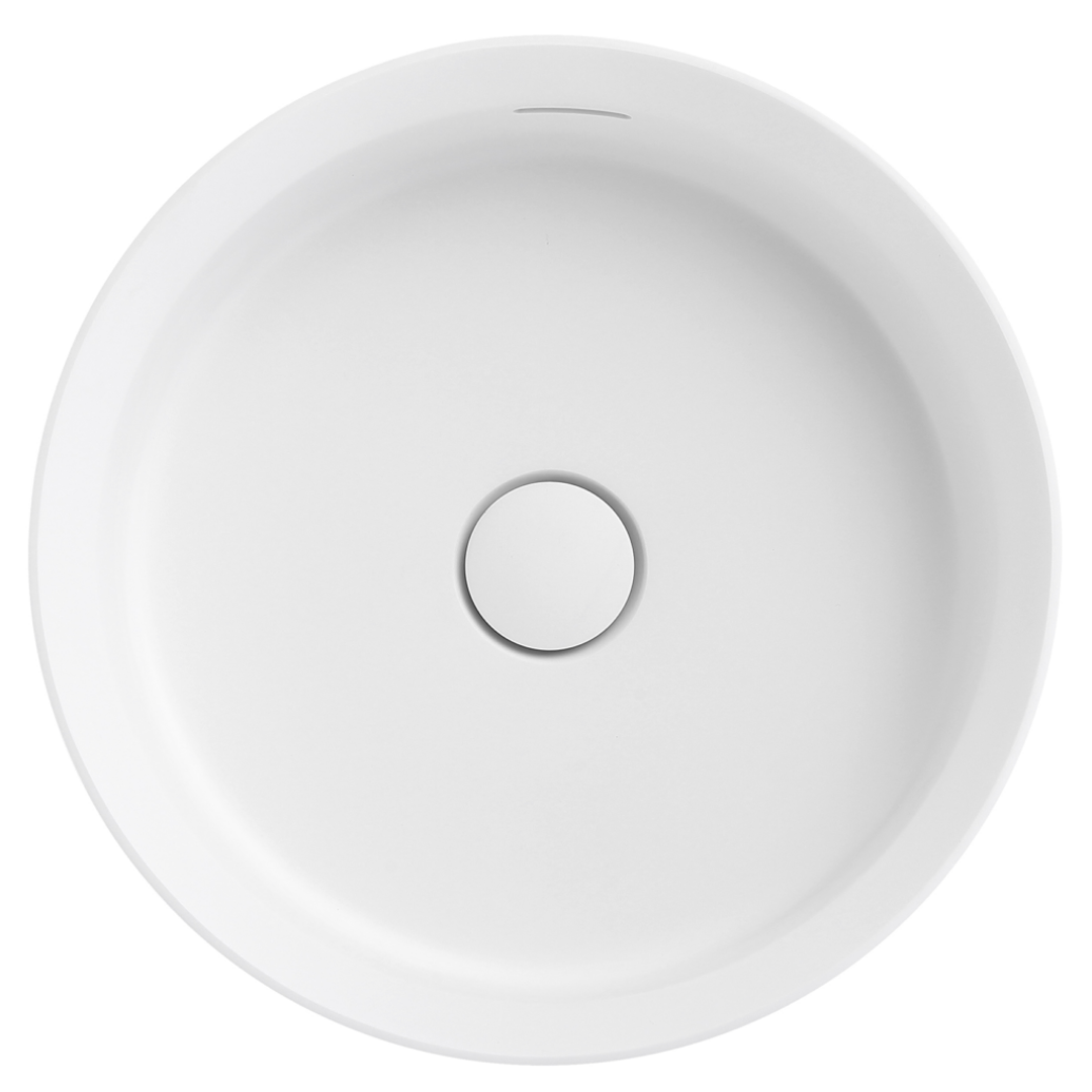 Bella Vista Thyra Basin Matte White 380 X 380 X 125Mm
