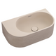 Bella Vista Elysia Left-Hand Basin Latte 500 X 275 X 150Mm