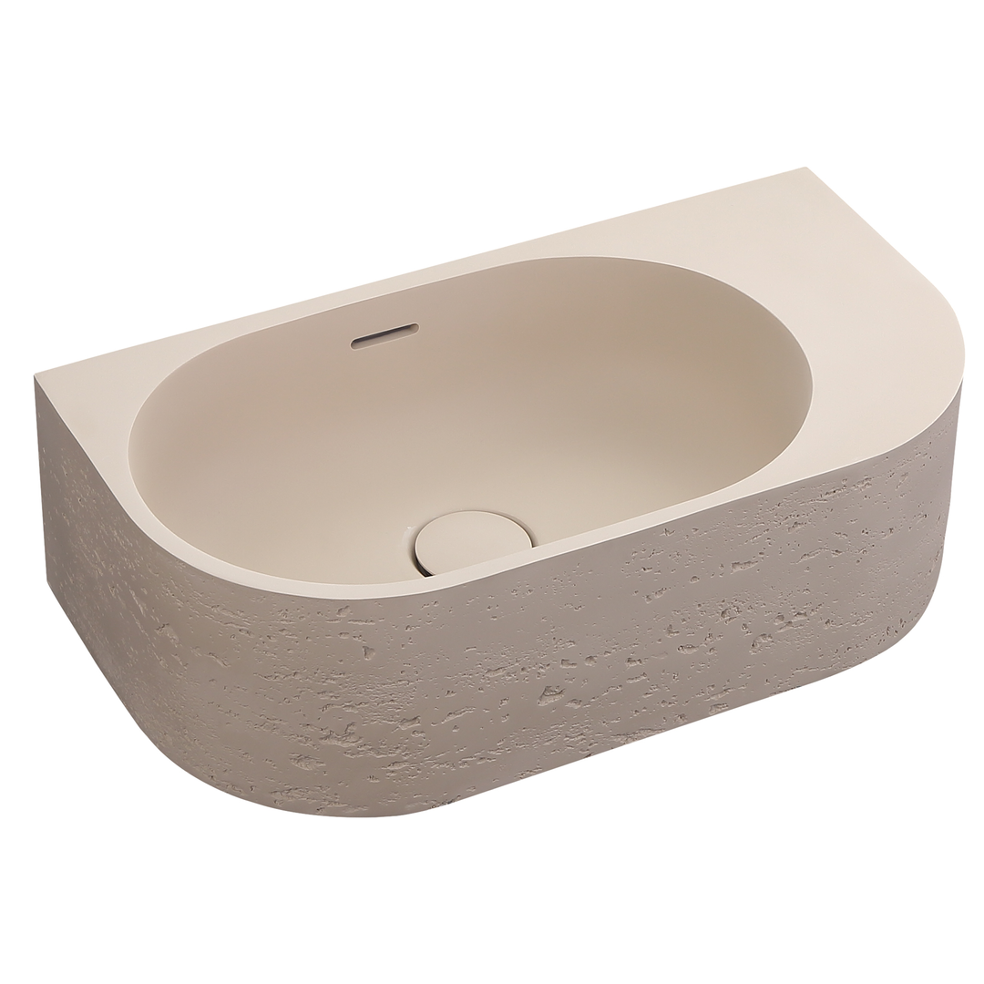 Bella Vista Elysia Right-Hand Basin Latte 500 X 275 X 150Mm