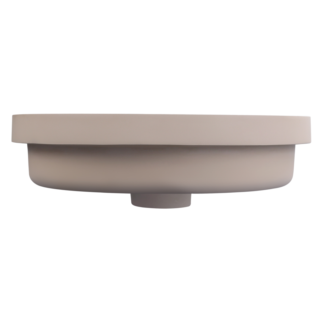 Bella Vista Calypsa Semi-Inset Basin Latte 430 X 430 X 135Mm