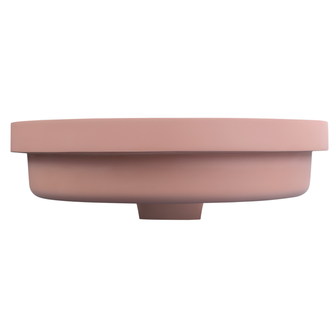 Bella Vista Calypsa Semi-Inset Basin Rose 430 X 430 X 135Mm