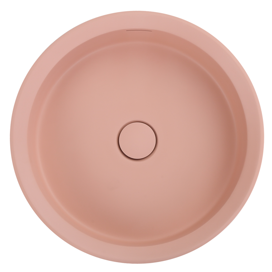 Bella Vista Calypsa Semi-Inset Basin Rose 430 X 430 X 135Mm