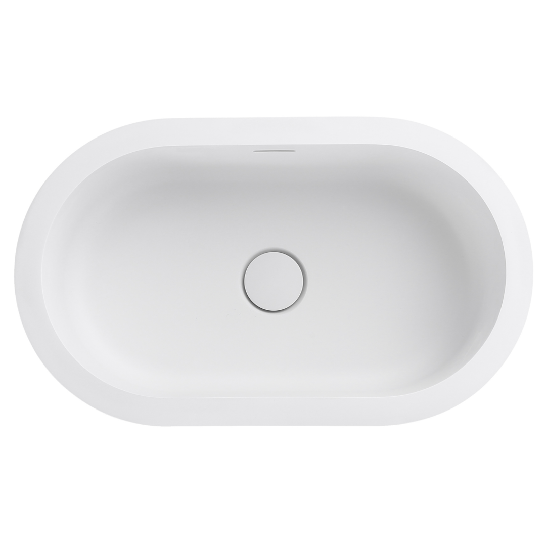 Bella Vista Doros Undermount Basin Matte White 530 X 320 X 168Mm