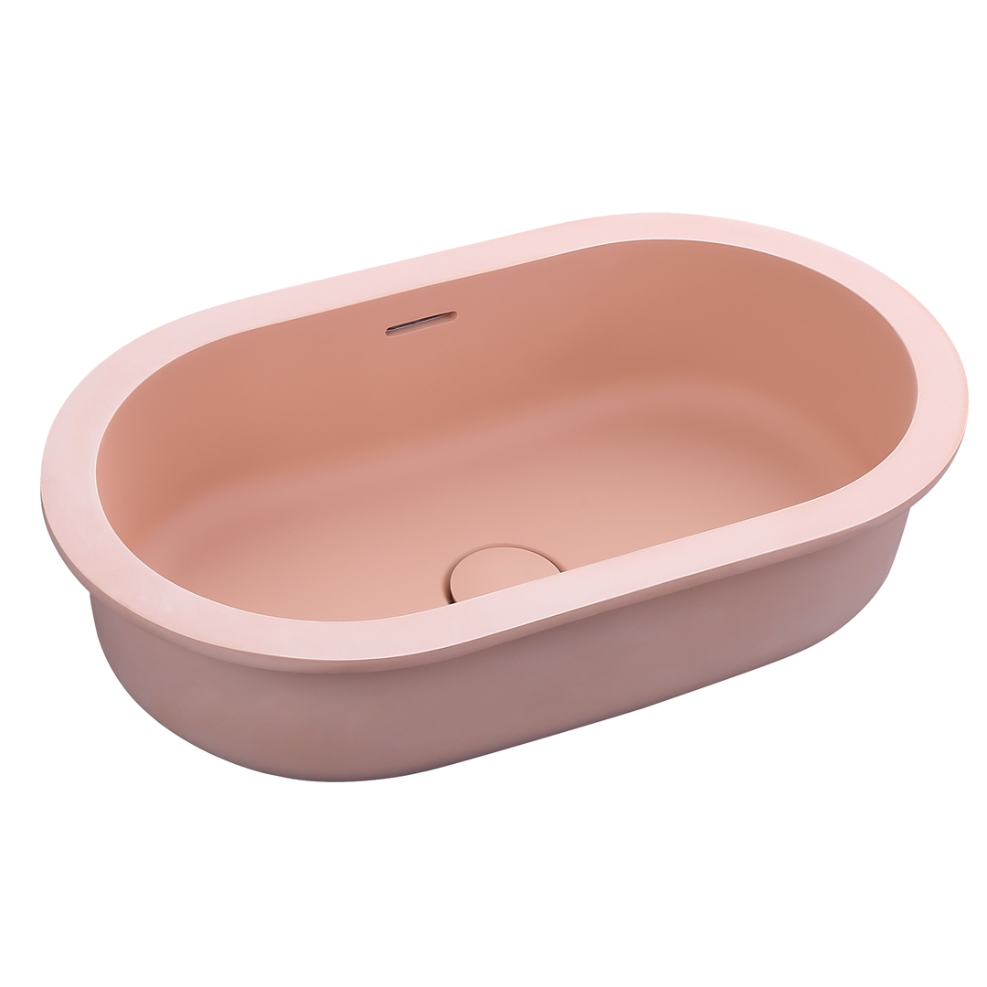 Bella Vista Doros Undermount Basin Rose 530 X 320 X 168Mm
