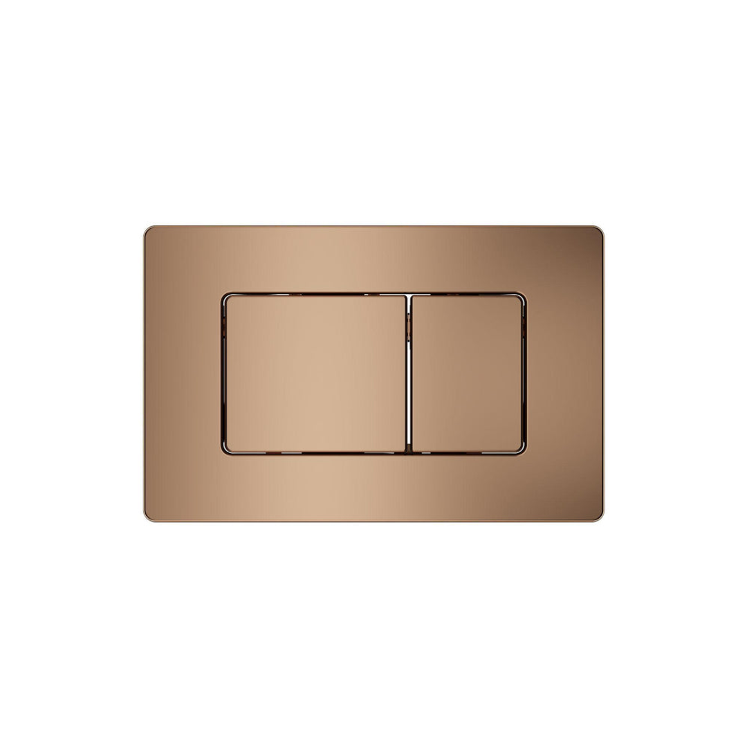 Belbagno Dual Flush Plate Stainless Steel Square Rose Gold Bb-11-Ss-Rg