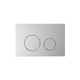 Belbagno Dual Flush Plate Stainless Steel Round Brushed Chrome Bb-1105-Ss-Bc