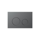 Belbagno Dual Flush Plate Stainless Steel Round Gunmetal Bb-1105-Ss-Gm