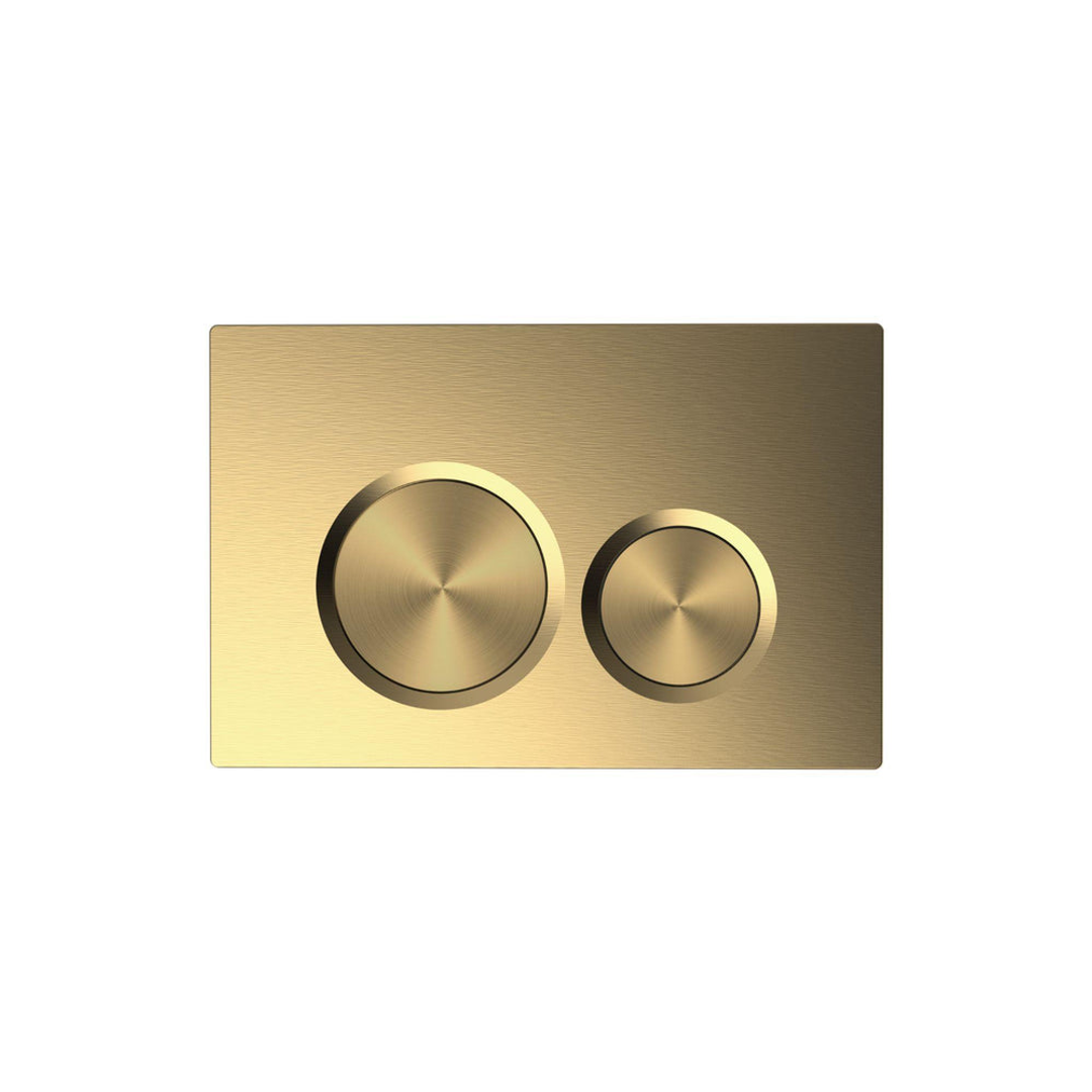 Belbagno Dual Flush Plate Abs Brushed Brass Bb-1201-Ab-Bg