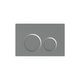 Belbagno Dual Flush Plate Abs Gunmetal Bb-1201-Ab-Gm