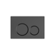 Belbagno Dual Flush Plate Abs Matte Black Bb-1201-Ab-Mb