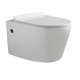 Belbagno Flay Wall Hung Pan P-Trap Soft Close Seat White