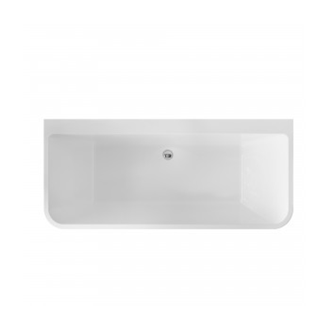 Belbagno Alto Freestanding Bath Gloss White 1700mm