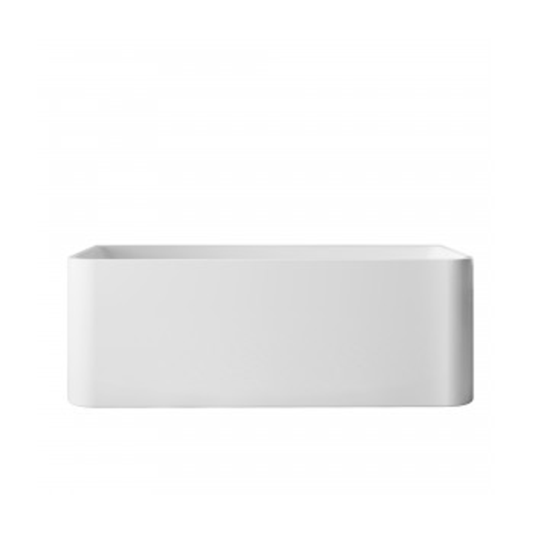 Belbagno Alto Freestanding Bath Gloss White 1700mm
