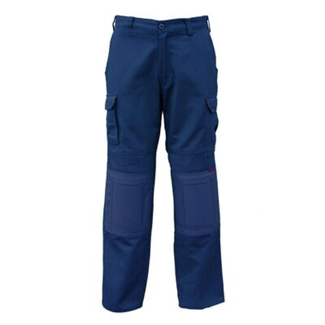 Eez Neez Cotton Drill Pants C/W Knee Pads Regular 92 Navy