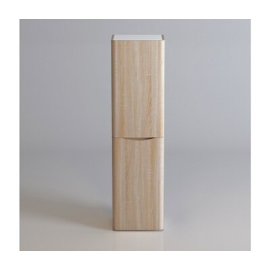 Belbagno Ancona Side Cabinet WHITE OAK  400 X 300 X 1500