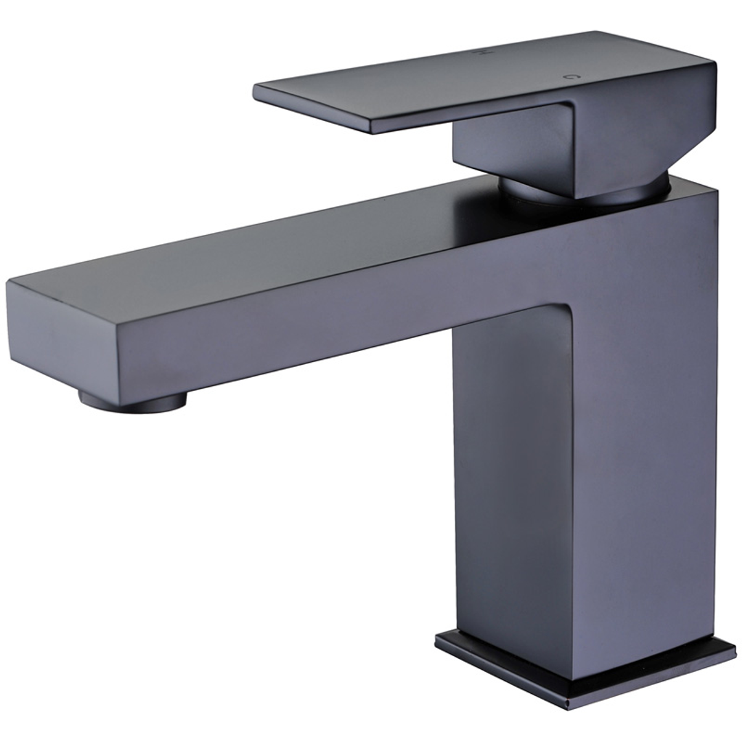 Bella Vista Deko Basin Mixer Square Black