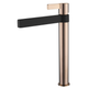 Bella Vista Vivo Oro Rosa Tall Basin Mixer Rose Gold / Black