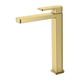 Bella Vista Ikon Flores High Rise Basin Mixer Brushed Gold