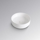Innova Round Ceramic Vessel Basin No Tap Hole No Overflow White B-4040