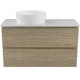 TIMBERLINE BILLIE VANITY 900MM LEFT WG BASIN SILKSURFACE AC TOP WALL HUNG