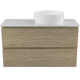 TIMBERLINE BILLIE VANITY 900MM RIGHT WG BASIN SILKSURFACE AC TOP WALL HUNG