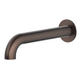 Bella Vista Mica Swivel Bath Spout Curved Dusk Bronze