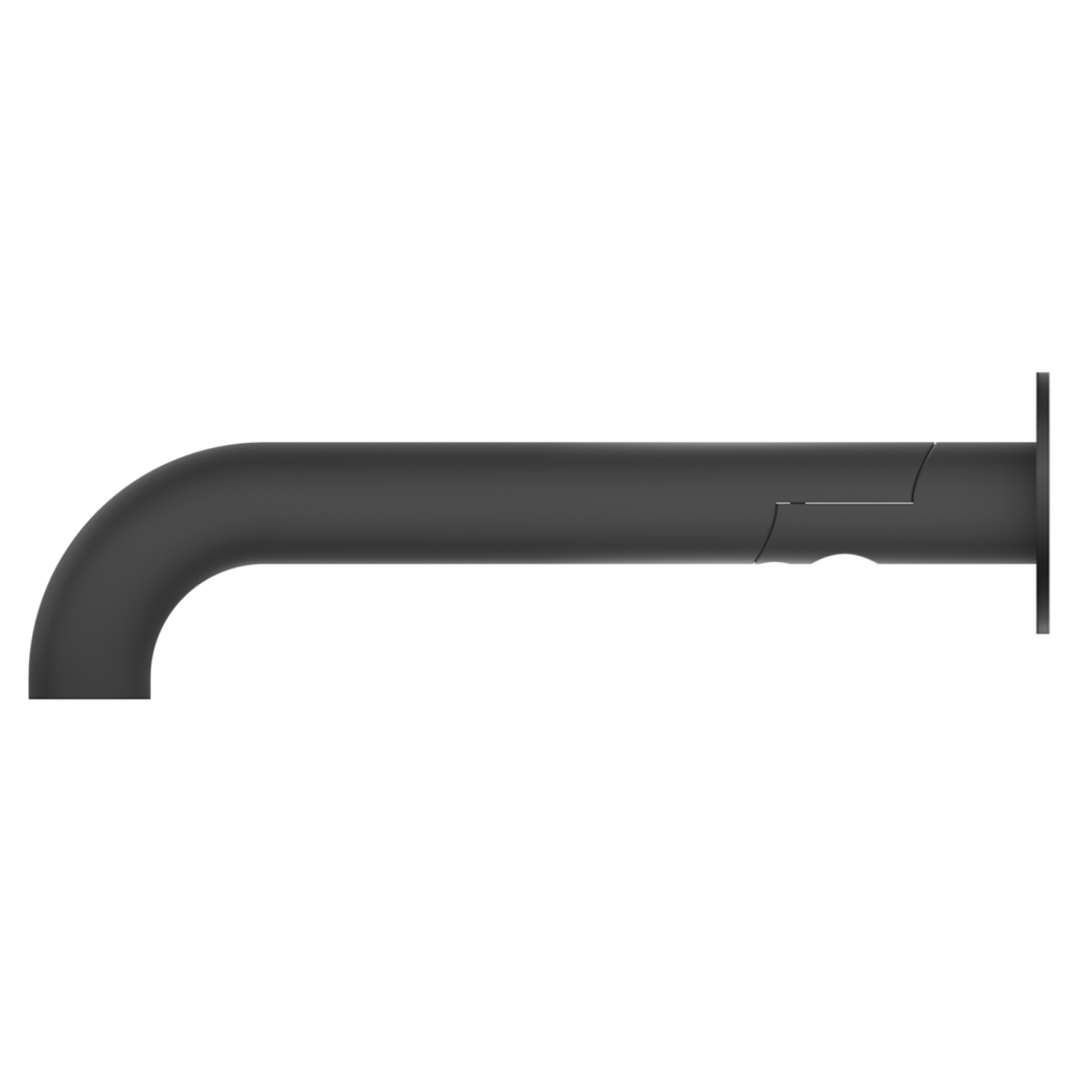 Bella Vista Mica Swivel Bath Spout Curved Black
