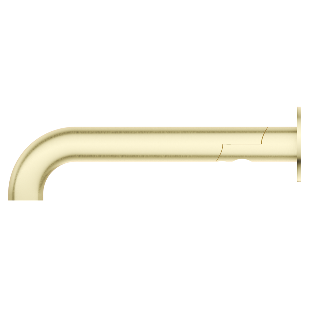 Bella Vista Mica Swivel Bath Spout Curved French Gold