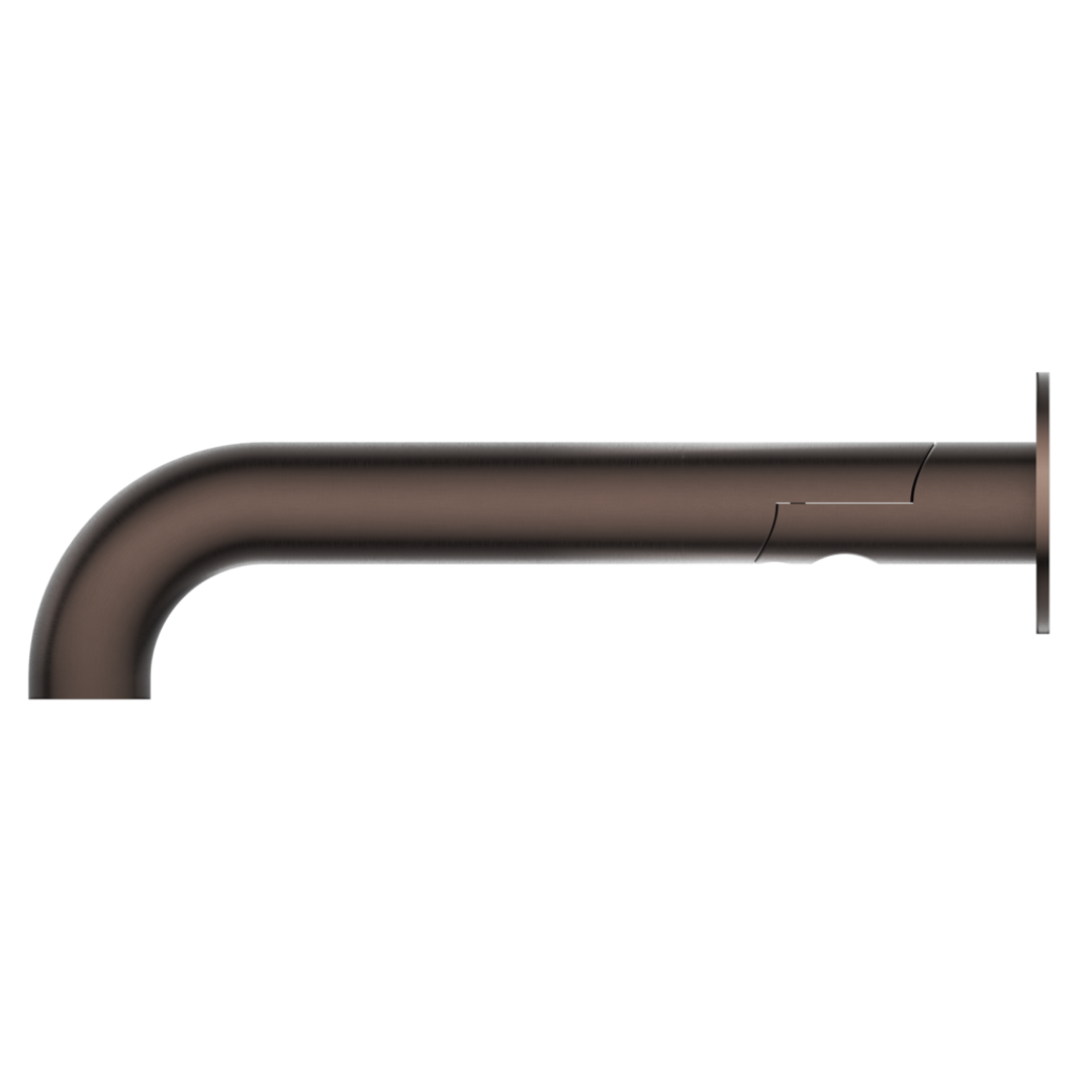 Bella Vista Mica Swivel Bath Spout Curved Dusk Bronze