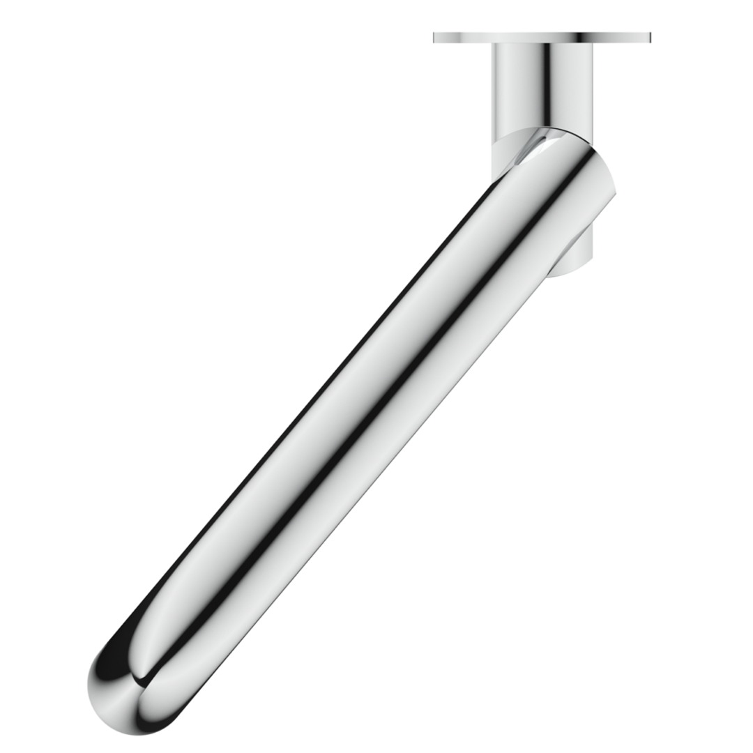 Bella Vista Mica Swivel Bath Spout Curved Chrome