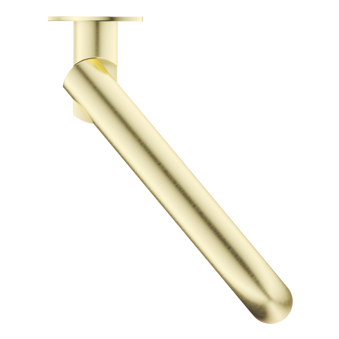 Bella Vista Mica Swivel Bath Spout Curved French Gold